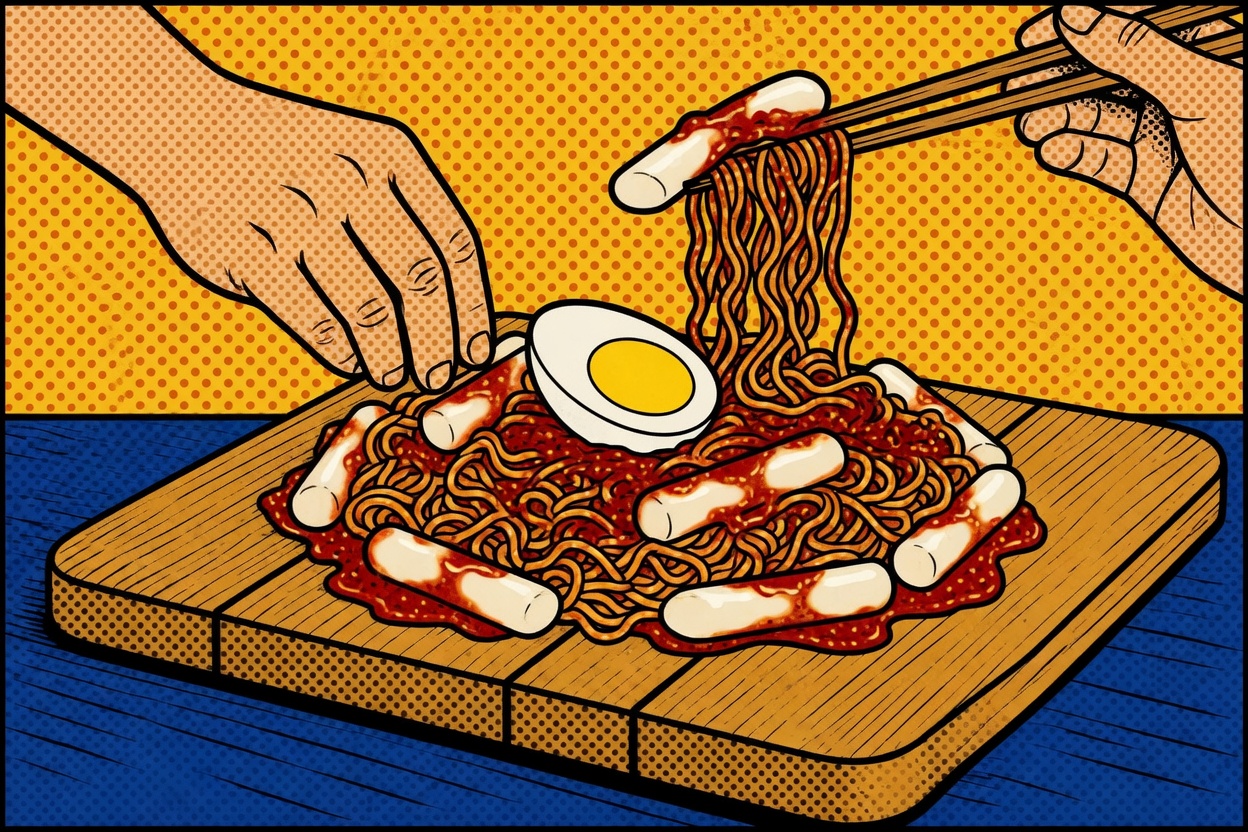 Rabokki — Ramen + Tteokbokki Hybrid